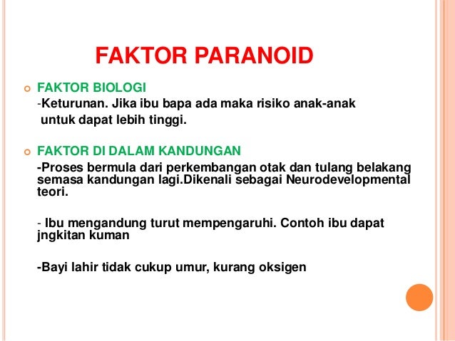 Paranoid personality-disorder