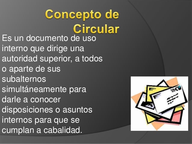 La Circular y sus Partes.