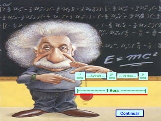 1ª    ----1/2 Hora ---    2ª    ----1/2 Hora ---    3ª
toma                      toma                      toma



|-------------------- 1 Hora ------------------|




                                  Continuar
 