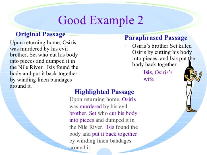 Teaching Paraphrasing To Students