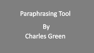 Paraphrasing tool-Paraphrasing Tool-Best Online Paraphrasing Tool Ever! 