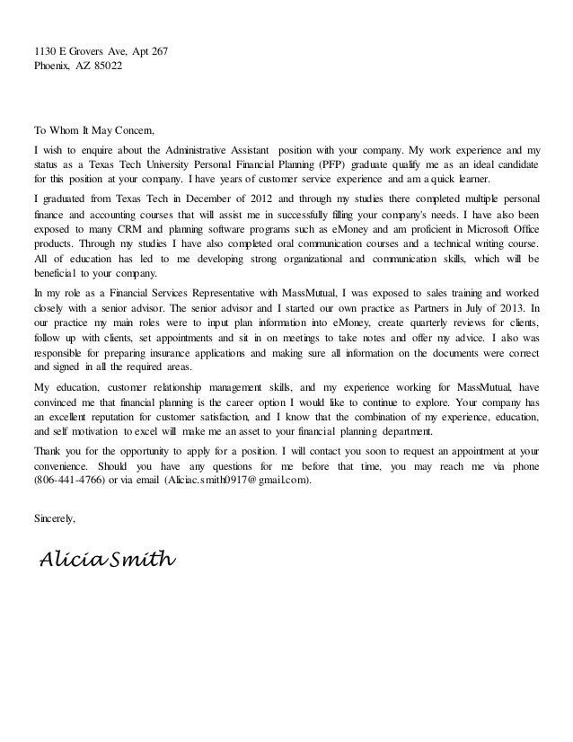 paraplanner 2015 resume internal application cover letter
