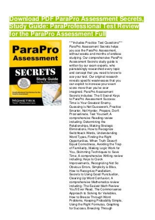 Para pro assessment-secrets-study-guide-paraprofessional-test-review ...