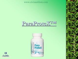 www.zivisastilom.com




ParaProteX™




                       www.CaliVita.com
 