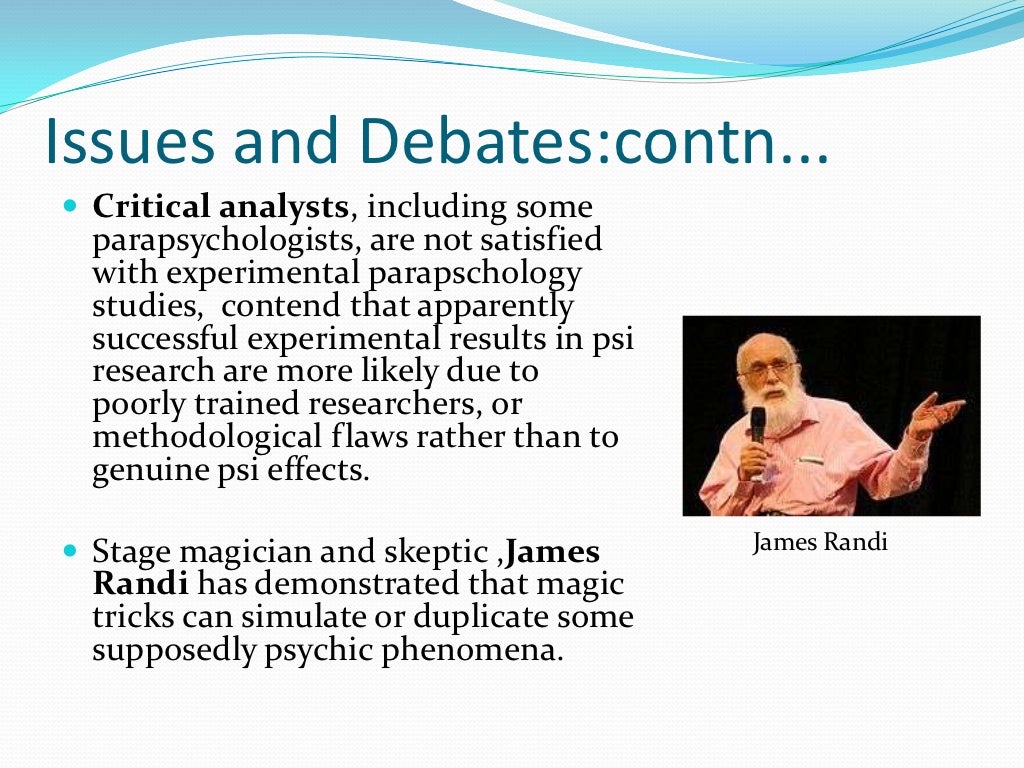 Parapsychology