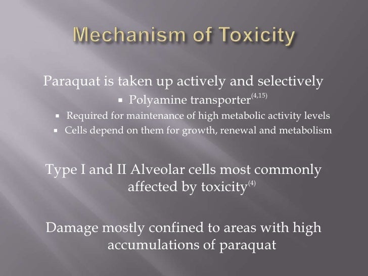 Paraquat Toxicity