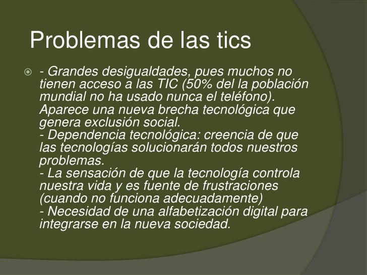 Para que nos sirven las tics