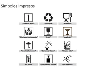 Símbolos impresos
 
