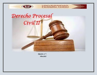 Edición: n° 1
Año:2021
Derecho Procesal
Civil II
 