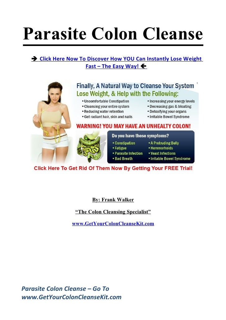 Parasite Colon Cleanse Secrets
