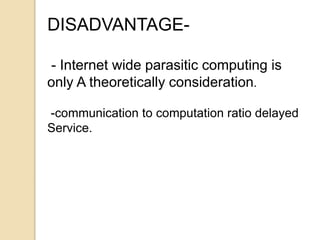 Parasitic computing | PPTX