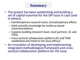 Importance of parasitic foodborne diseases in rural areas of southern Laos: A long-term case study using an integrated approach