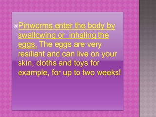 Parasitic worms or helminth senglish | PPTX