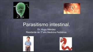 Parasitismo intestinal.
Dr. Hugo Méndez
Residente de 1º año Medicina Pediátrica.
 