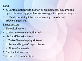 Pork Insect Medical Parasitology and Mycology pptt// | PPTX