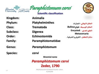Parasitology lecture 3 