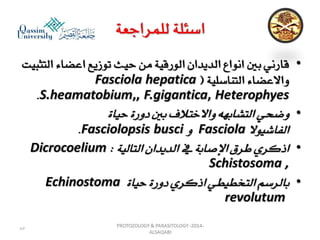Parasitology lecture 3 