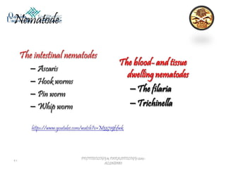 Parasitology lecture 5 