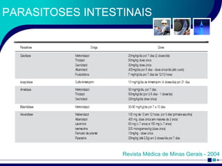 PARASITOSES INTESTINAIS Revista Médica de Minas Gerais - 2004 