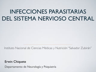 Parasitosis del snc