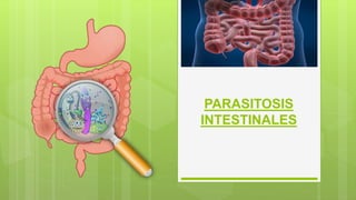PARASITOSIS
INTESTINALES
 