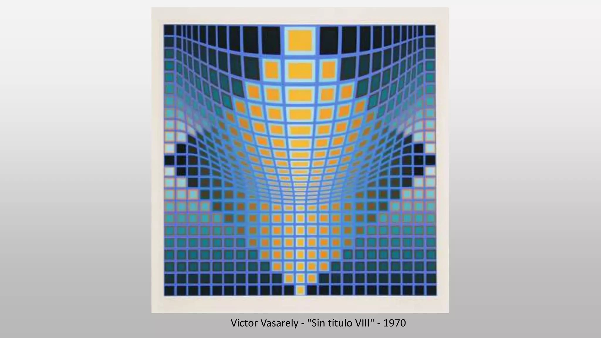 Victor Vasarely - "Sin título VIII" - 1970