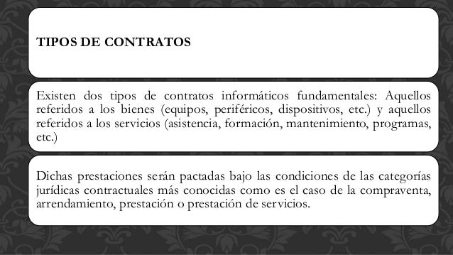 "CONTRATOS INFORMATICOS"