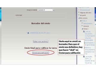 Para subir la actividad