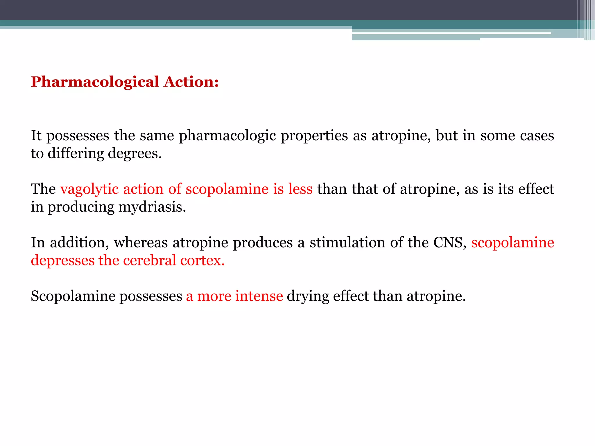 Parasympatholytic visual data 5