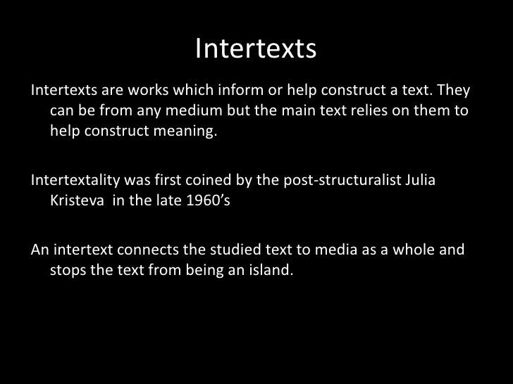 Paratextual and Intertextual Studies