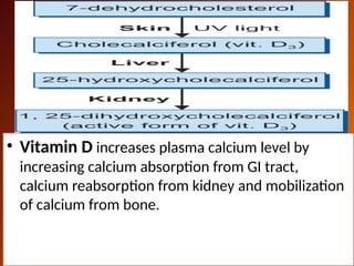 Parathyroid hormone & Vit D Calcium & phosphate homeostasis.pptx