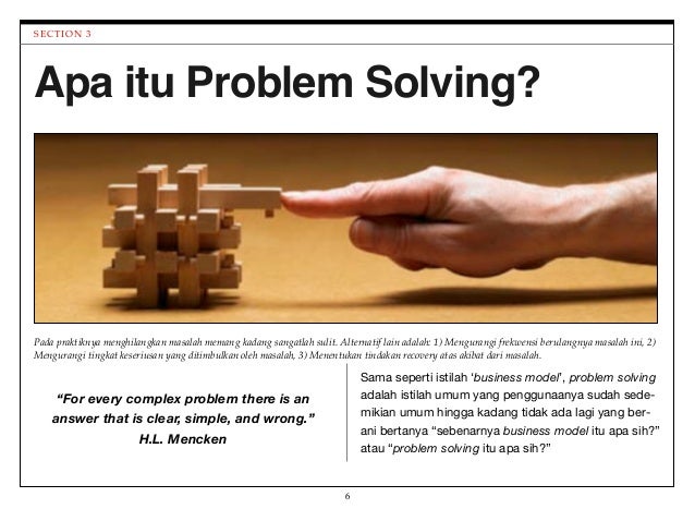 apa itu problem solving