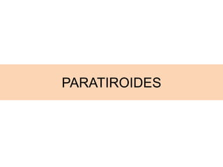 PARATIROIDES
 