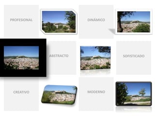 MODERNO
DINÁMICOPROFESIONAL
ABSTRACTO SOFISTICADO
CREATIVO
 