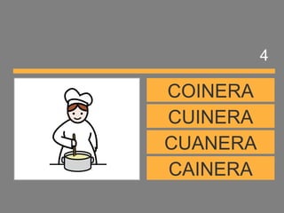 CAINERA
CUANERA
CUINERA
COINERA
4
 