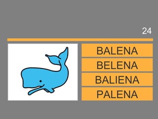 PALENA
BALIENA
BELENA
BALENA
24
 