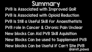 Paravertebral block | PDF