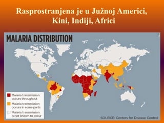 Rasprostranjena je u Južnoj Americi,
Kini, Indiji, Africi
 