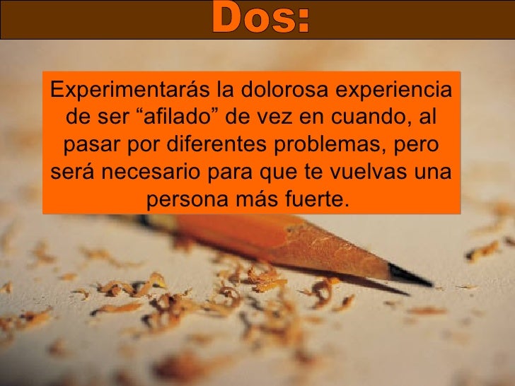 Parábola del lápiz