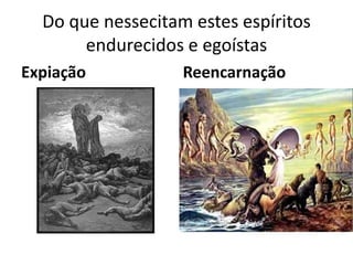 Do quenessecitamestesespíritosendurecidos e egoístasExpiaçãoReencarnação