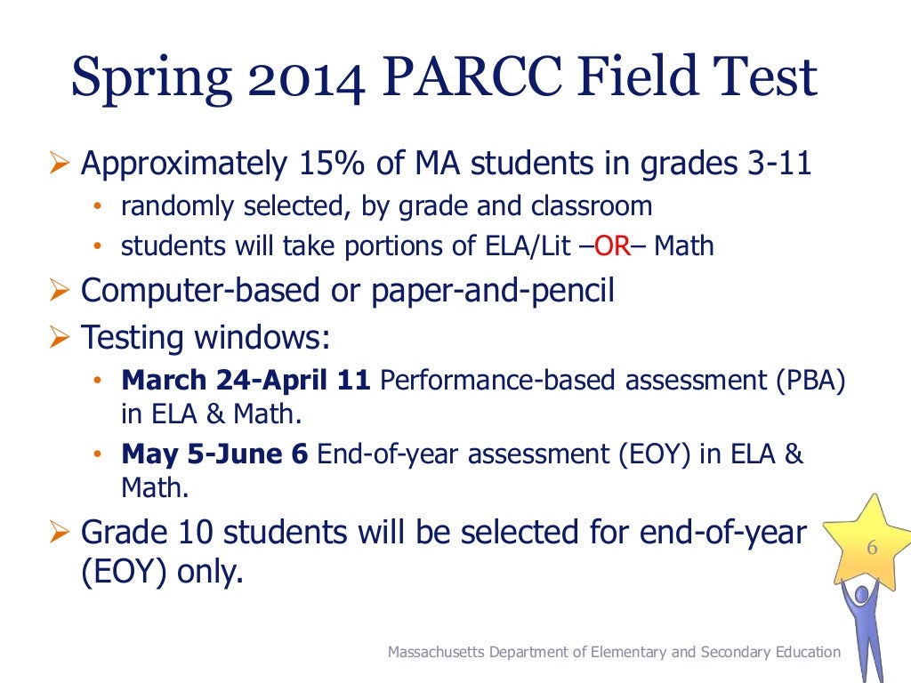 PARCC Assessment Field Test Update November 4
