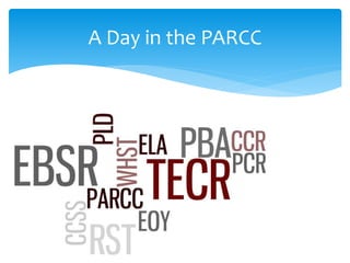 A Day in the PARCC 
 