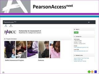 15
PearsonAccessnext
 