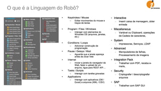 O que é a Linguagem do Robô?
 