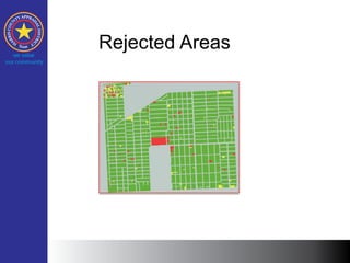 Rejected Areas
 
