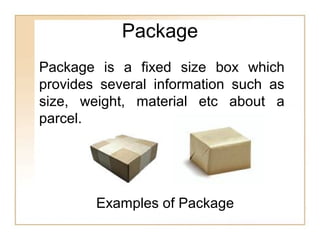 Parcel management system - presentation | PPT