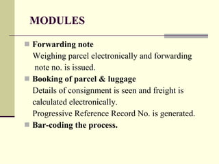 Parcel management system 1 | PPT