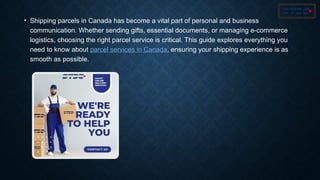 Parcel Services in Canada: Your Ultimate Guide to Seamless Shipping | PPT