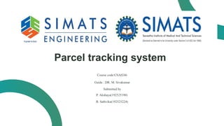 Project presentation Parcel tracking system.pptx