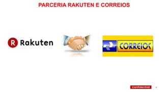 1
PARCERIA RAKUTEN E CORREIOS
 